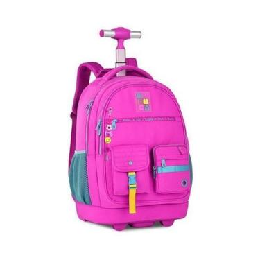 Imagem de Mochila de Rodinhas Reforçada Oficial Luluca Clio LU24599, Rosa