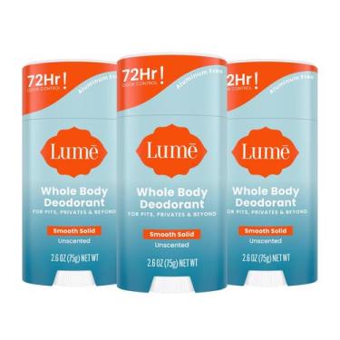 Imagem de Desodorante Lume Whole Body Smooth Solid Stick 72h 75mL x3