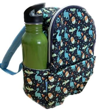 Imagem de Mochila Bolsa de Costas Escolar Infantil Pequena Criança - Papelaria S