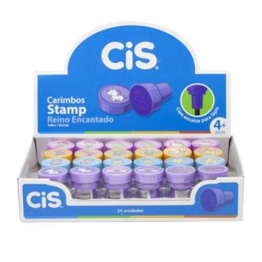 Imagem de Carimbos Cis Stamp Reino Encantado com 24 Unidades Divertido Decoração