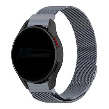 Imagem de Pulseira Metal Magnetica-Milanese LTIMPORTS, compativel com Galaxy Watch 6 - Galaxy Watch6 Classic - Galaxy Watch 5 - Galaxy Watch5 Pro - Galaxy Watch 4 - Galaxy Watch4 Classic (Grafite)