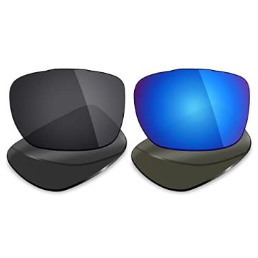 Imagem de Mryok 2 pares de lentes polarizadas de substituição para óculos de sol Oakley Two Face – Opções