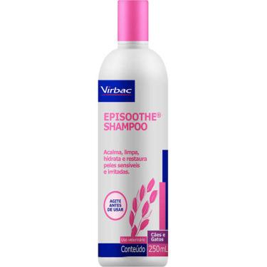 Imagem de Shampoo Virbac Episoothe para Peles Sensíveis e Irritadas - 250 mL