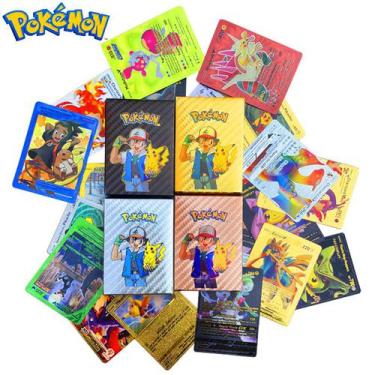 27 Cartas de Pokemon Pretas Cartinhas Deck Cards - Deck de Cartas