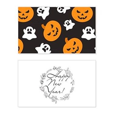 Imagem de Abóbora Halloween Hallowmas Ghost Ano Novo Festival Cartão Bless Mensagem Presente