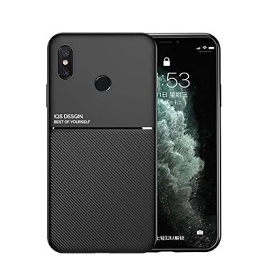 Imagem de Kepuch Mowen Case Capas Placa de Metal Embutida para Xiaomi Redmi Note 5/Note 5 Pro - Preto