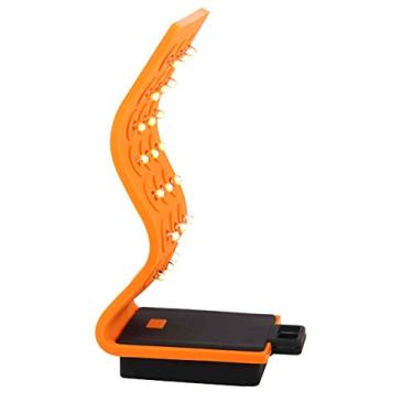 Imagem de Mobile Ops Lanterna de silicone magnética 21 LED flexível laranja alto lúmens, resistente à água ao ar livre tática mãos-livres (42660)