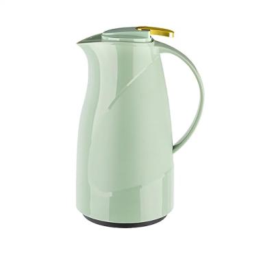 Imagem de Garrafa térmica de café isolada 1600 ml panela térmica doméstica multifuncional garrafa térmica de café garrafa térmica para presente de casa de família térmica a vácuo (cor: verde)