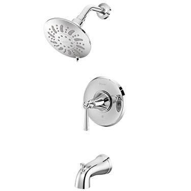 Imagem de Pfister Acabamento para banheira e chuveiro Saxton LG898-GL1C, cromado polido