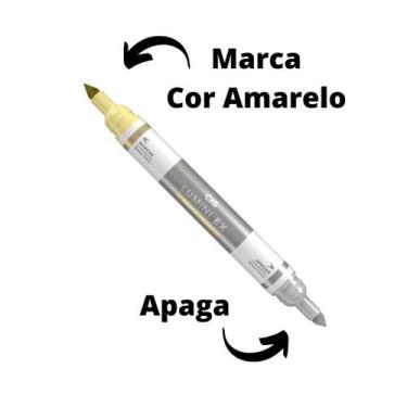 Imagem de Marca Texto Apagável Cis - Lumini Ex - Marca-Textos duas pontas: uma c