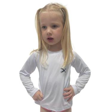 Imagem de Blusa de menina infantil com proteção Uv solar 50+ Manga Longa - Virtu