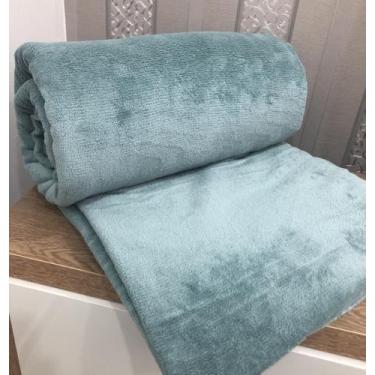 Imagem de Manta de Microfibra Antialérigca - MFF ENXOVAIS & J.F, Verde Menta, KI