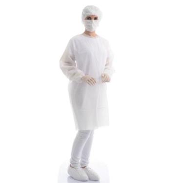Imagem de Avental Descartável Manga Longa C/10 Unid 20 Gm² - PROTDESC, UNICO, Br
