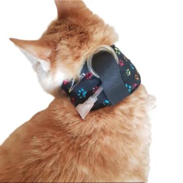 Imagem de Colar Suporte de Sonda Esofágica Pet Cachorro Gato - Au Au Miau Compan