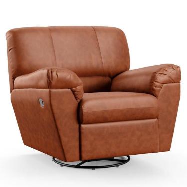 Imagem de Poltrona Do Papai Reclinável Retrátil Taty D05 Corano Camel - Mpozenato