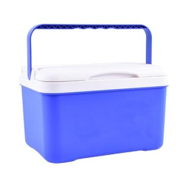 Imagem de YIJU Caixa térmica isolada para carro, refrigerador, freezer, preservação de frio e quente, refrigerador para barraca de pesca, praia, tailgating comercial, 6l