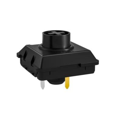 Imagem de KAILH Interruptor de teclado completo POM The Elenments Series baixo perfil branco chuva preto nuvem esconder mountain switch (Hide Mountain, 110)