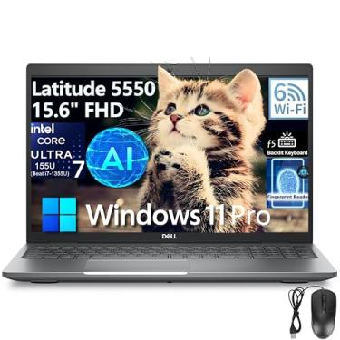 Imagem de Dell Notebook Latitude 5550 5000 Business, 64 Gb De Ram Ddr5, Ssd 2 Tb, Intel 12-Core Ultra 7 155U (Beat I7-1355U), Tela Fhd 15,6", Wi-Fi 6, Bluetooth 5.3, Teclado Retroiluminado, Leitor Impressão D