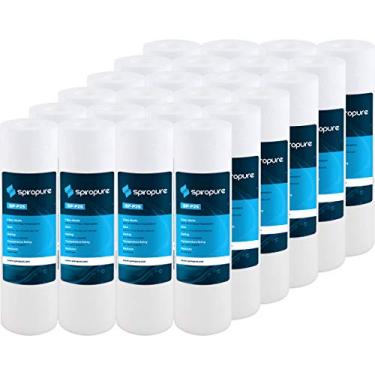 Imagem de SpiroPure SP-P25 10 x 2,5 cartucho de filtro de água de sedimento de polipropileno fundido fundido 25 mícrons P25 155015-43 (caixa com 24)
