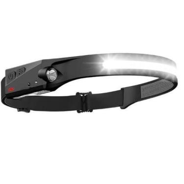 Imagem de Lanterna De Cabeça Led Potente Com Sensor Iluminação Dupla - All