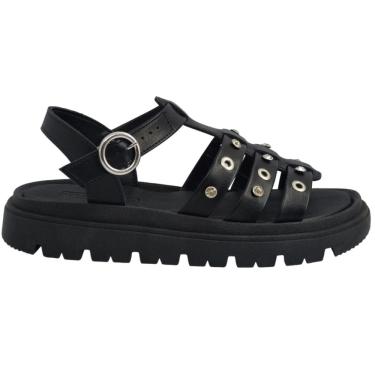 Imagem de Sandália Feminina Papete Casual Dia a Dia Passeio Trabalho Flat Form Ultra Conforto Moleca 5504.115