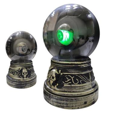 Imagem de Bola Cristal Olho Movimento Acende HalLowen Som Campainha Susto Terror