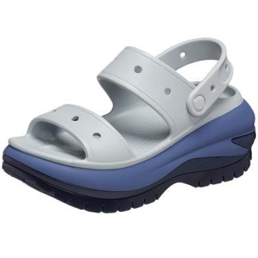 Imagem de Crocs Sandália Mega Crush clássica unissex para adultos | Sandálias plataforma, Mirage/Multi, 38