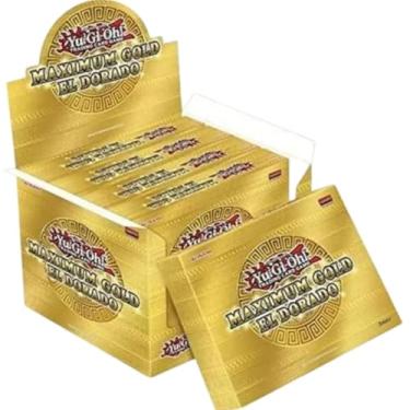 Imagem de Yugioh Maximum Gold El Dorado Booster Sealed Display Box: 5 Mini-Boxes, 20 Booster Packs!