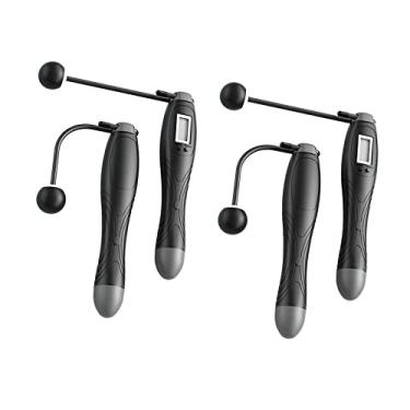 Imagem de barenx 2 cordas de pular 2 em 1 sem fio, equipamento interno e externo