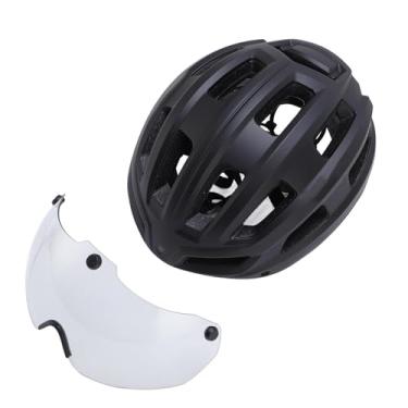 Imagem de SPYMINNPOO Capacete de Bicicleta Com óculos Fotocrômicos Magnéticos Removíveis, Capacete de Ciclismo Leve para Adultos Com 21 Aberturas de Ventilação e Ajuste Ajustável para Homens e Mulheres (#1)