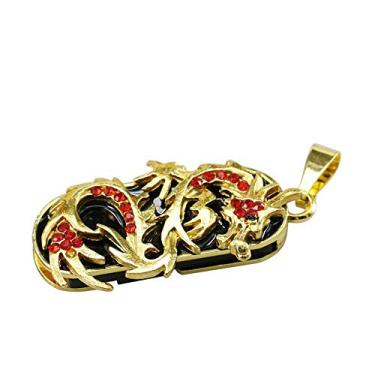 Imagem de 32 GB Red Metal Dragon Model USB Flash Drive USB Stick PenDrive USB Flash Drives Memory Stick U Disk USB Flash Disk Thumb Drive