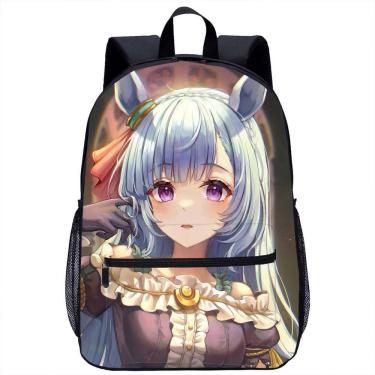 Imagem de Mochila Prettys Derbys Golds Ships Anime School 31x14x45cm