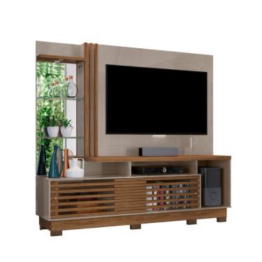 Imagem de Estante para Home Theater e TV até 60 Polegadas com Pés Frizz Fendi e Naturale
