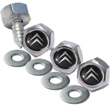 Imagem de Parafusos De Placa Logomarca Emblema Citroen