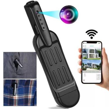 Imagem de Mini Câmera Espiã Caneta Filmadora Full Hd 1080p Plug Bolso T18 Filmad