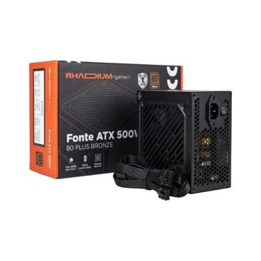 Imagem de Fonte Rhadium ATX 500W 80 Plus Bronze