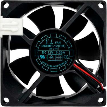 Imagem de Cooler D80BH-12(HH) 12V 0.30A 3.6W 8025 A1 Garantia 2 Anos - YL Fan