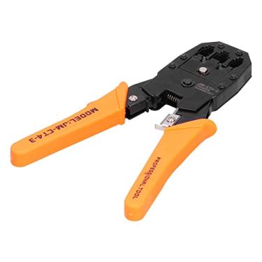 Imagem de Ferramenta de crimpagem de cabos de rede, tratamento de têmpera Ferramenta de crimpagem de cabos redondos de plástico durável para cabos