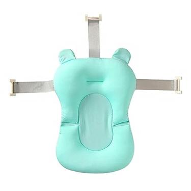 Imagem de Almofada Banho Bebê Banheira Boia Flutuante Recém Nascido Alça Baby