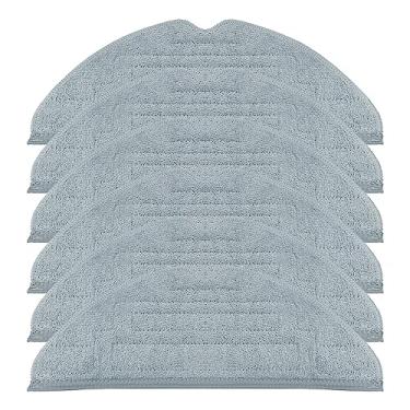 Imagem de Almofada de substituição para esfregão compatível com Roborock S8/S8+/S8 Pro/G20 Almofadas de esfregão acessórios de peças de aspirador de pó, 6 peças