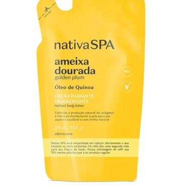Imagem de Refil Loção Radiante Desodorante Corporal Nativa Spa Ameixa Dourada 350ml