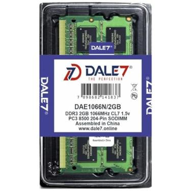 Imagem de Dale7, Memória Dale7 Ddr3 2Gb 1066 Mhz Notebook 1.5V