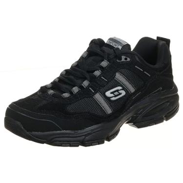 Imagem de Skechers Tênis esportivo masculino Vigor 2.0 Trait Memory Foam, Marrom/preto, 10 Wide