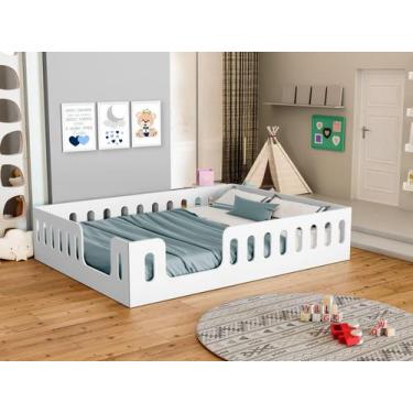 Imagem de Cama Montessoriana Casal Penelope Com Colchão - Infantile Moveis