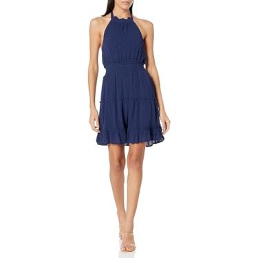 Imagem de Speechless Vestido de festa feminino frente única, Azul marino, PP