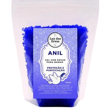 Imagem de Banho Sal Grosso e Ervas Anil (Proteção  e Purificação) - Luz das Erva