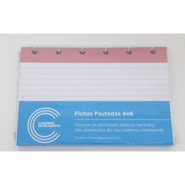 Imagem de Refil Caderno Inteligente 50f Ficha Pautada 4x6 CIFI1001