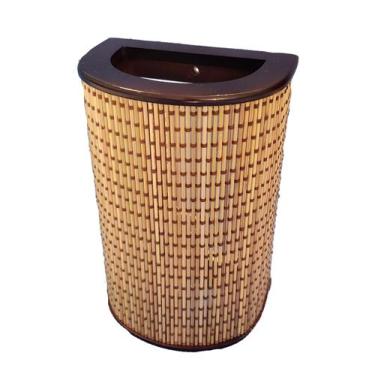 Imagem de Arandela De Parede Revestida Em Bambu P/ - CL DECORAÇÕES ARTESANAIS