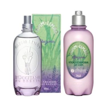 Imagem de KIT Deo Colônia Capim-Limão Alfazema 100ml + Loção Corporal Capim-Limão Alfazema 250ml