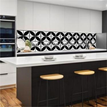 Imagem de Kit COM 10 Placas  Porcelanato Adesivo Pétalas SUPER BRILHO sala cozin